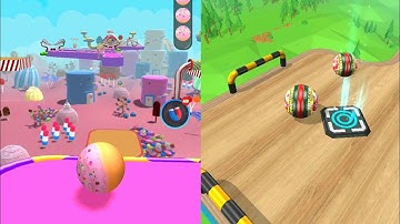 Candy Ball Run VS Going Balls Gameplay Walkthroungh Android IOS Level 110