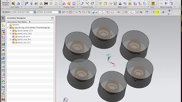 NX Mold Wizard Activity 08 - Create a circular cavity layout (Short Video & No Sound)