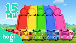 learn colors with five little buses15 mincolors for kids learn colorshogi pinkfong colors
