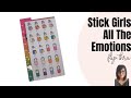 Happy Planner Sticker Book Flip Thru -All the Emotions Stick Babe