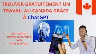 IMMIGRER AU CANADA GRÂCE À L'INTELLIGENCE ARTIFICIELLE (ChatGPT)