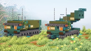 M270 MLRS Rocket Launcher in minecraft