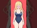 巨乳ギャルがスク水で跳ねるだけ【アニメ】