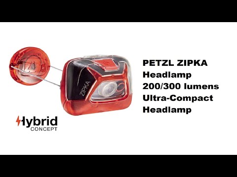 First look and review of the Petzl ZIPKA 200/300 lm headlamp