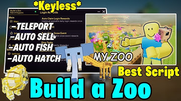 Build a Zoo Script Showcase | Auto Fish & Auto Hatch OP Features! | Roblox Script | Keyless