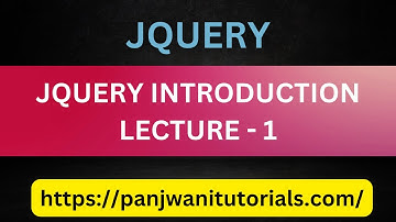 Jquery By Pankaj Panjwani Part 1 (Introduction) | In Hindi