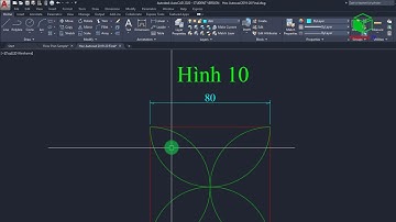 Học AutoCAD 2020 Tutorial Video: Lệnh Erase (E), Delete - Xóa đối tượng