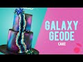 Galaxy Geode Cake Tutorial | How To | Cherry School