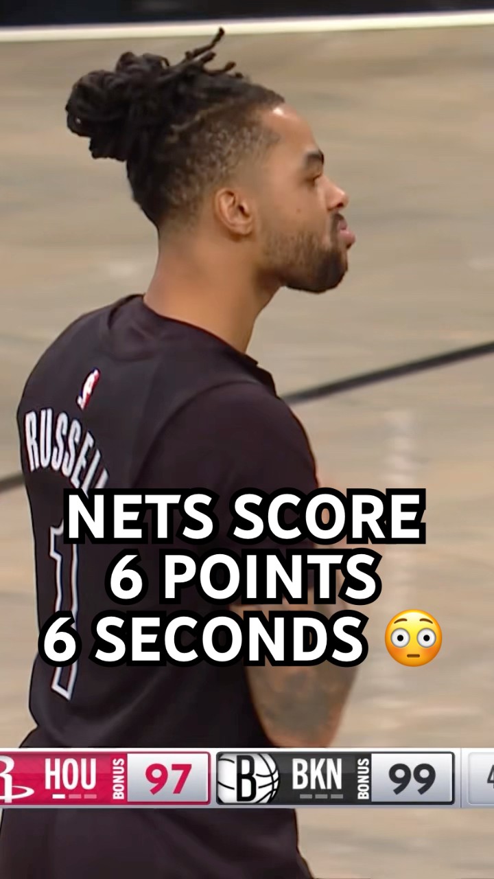 The Nets score 6 points in 6 seconds to win the game!