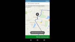 How to customize ride route on Quick Ride carpooling app screenshot 5