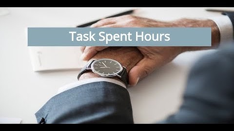 Task Spent Hours On Kanban in odoo v11