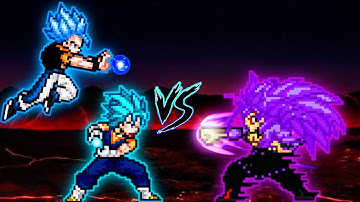 Gogeta OP (all form) & Vegito SSB V3 OP VS Ghost SSJ5 in Jump Force Mugen😱