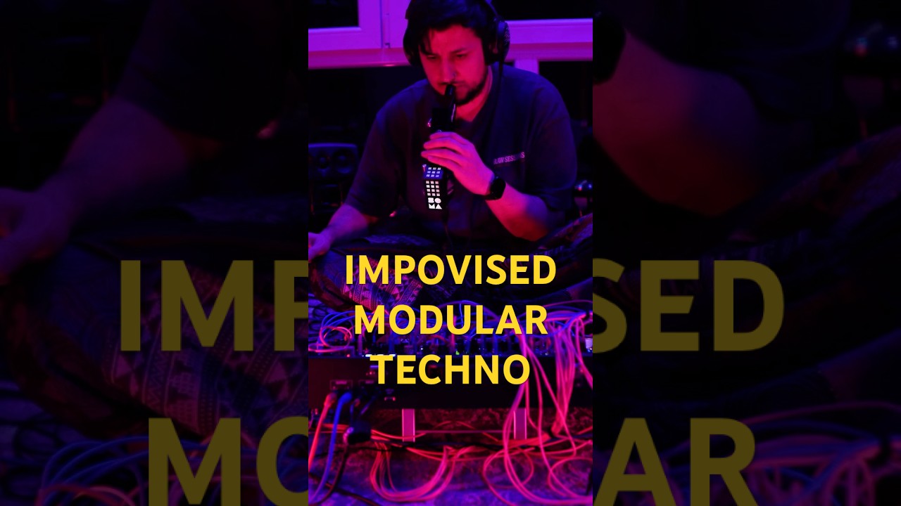 Improvised modular dark techno 