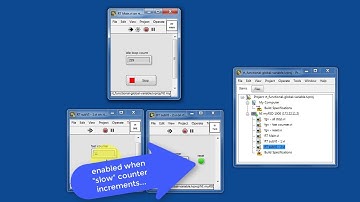 LabVIEW code: Functional global variable (FGV) (expected results)