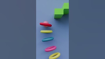 SOFTBODY SIMULATION 💫 | Satisfying Animation Playground #SoftbodySimulation #animation #blender