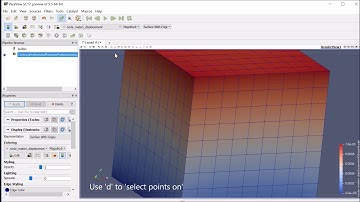 Tochnog Professional - Paraview - Post 6 - Select Points