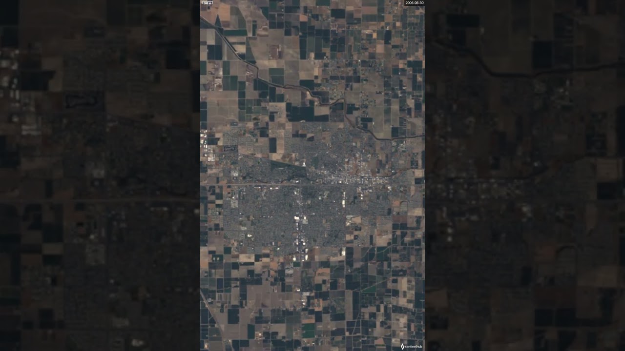 Visalia 40 Year Time Lapse