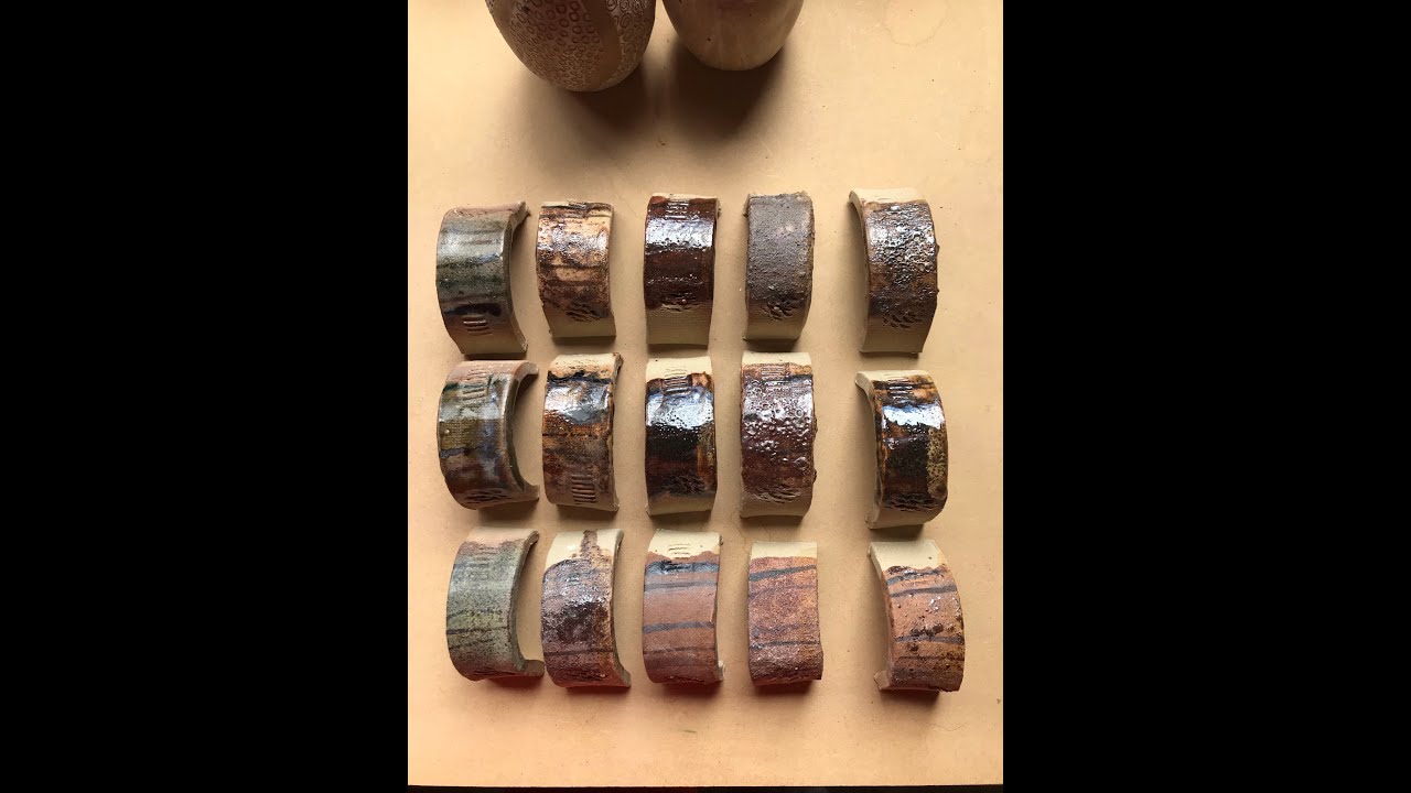 Mi 1er gres. Ensayo de esmalte de cenizas de leña.