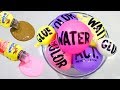 Making strawberry and chocolate milk slime with balloons