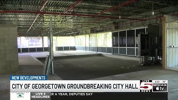 VIDEO: City of Georgetown breaks ground on new city hall