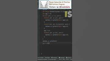 Java Pattern-50 | 500 Java Pattern Programs #shorts #java #coding #programming