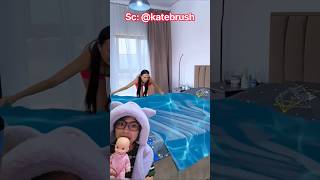 Kate wants to go swimming on the bed #funny #trendingshorts katebrush