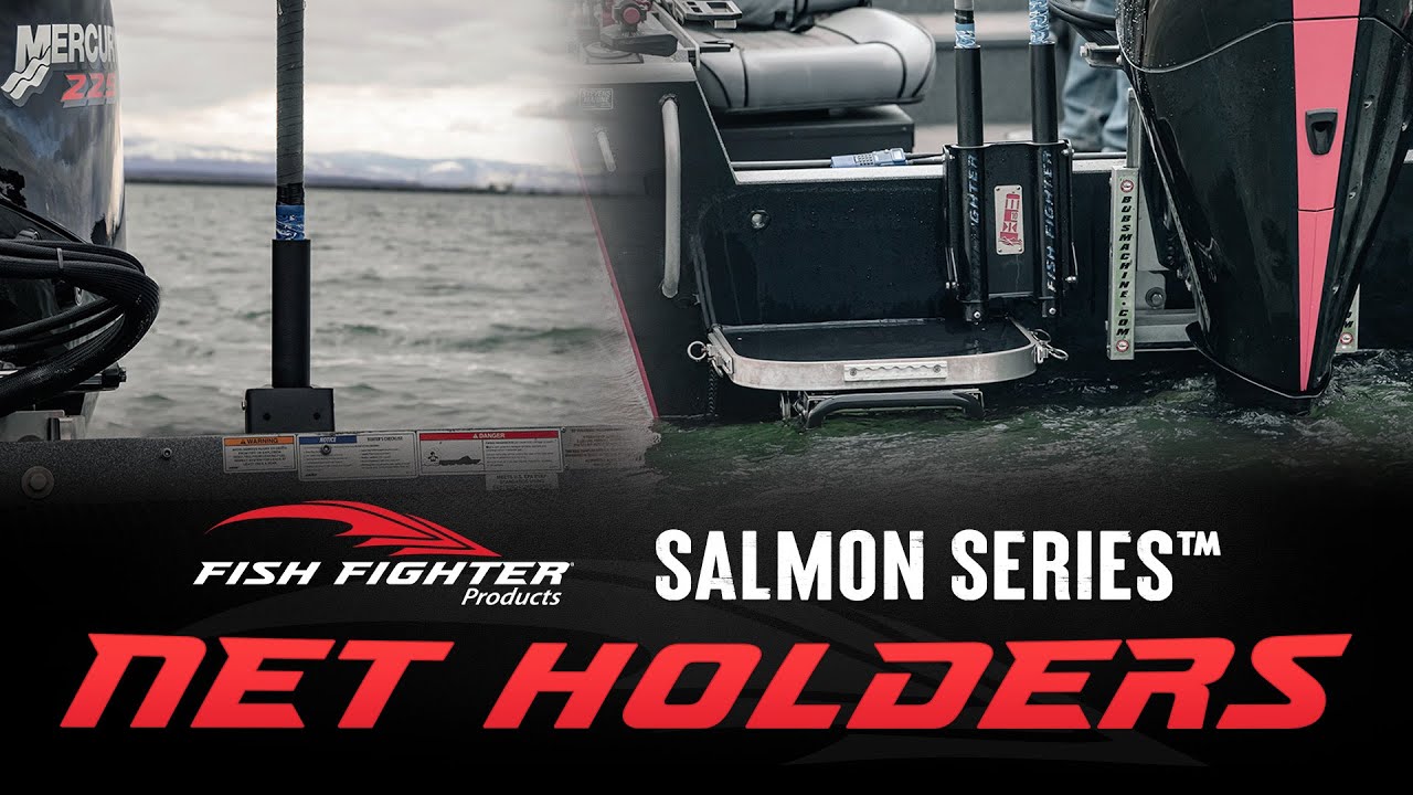 Salmon Series Adjustable Double Net Holder by Fish Fighter Products 