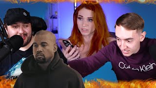 Amouranth a její šílený manžel, Kanye West se zbláznil.