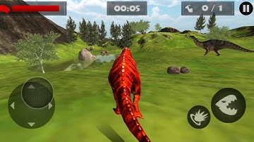 Best Dino Games  Hungry T Rex Island Dinosaur Hunt Android Gameplay  Tyrannosaurus Rex Simulator