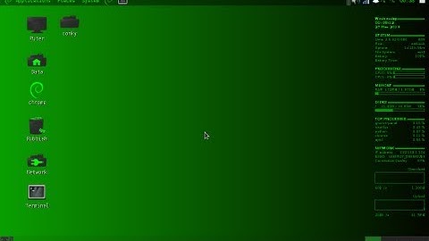 Hakology - How to install conky on debian