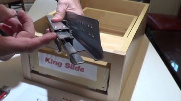 King Slide: 1B68F Silent Soft-Closing Undermount Slide for Face Frame Cabinet