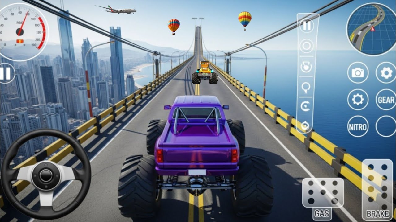 Monster Truck Stunt Racing – Extreme Mega Ramp Challenges & Off-Road Action