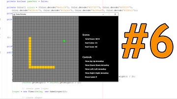 Java Snake game Tutorial - #6: Snake and Movement