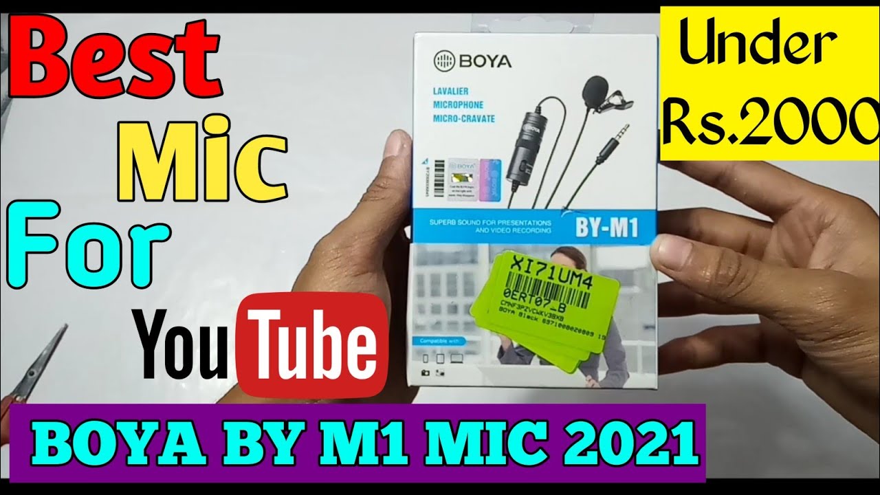 Best Budget Mic For YouTube Videos 2021 ! Boya By M1 ! Best Lapel Mic
