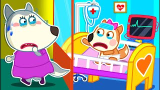 No No Mommy, Don't Leave Baby Alone at the Hospital  Funny Stories for Kids @LYCANArabic