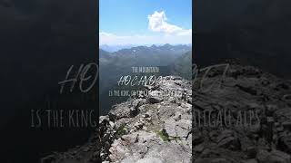 Genialer Ausblick vom Hochvogel-Gipfel (Allgäu) | #shorts