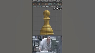 Noob Vs Pro Artist_3D Maya How to make chess piece #mayatutorial #mayatips #3dtips #blender #shorts