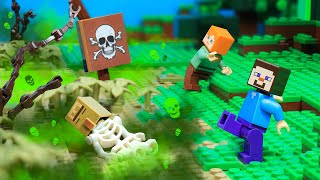 TOXIC SMOKE  Underground Doomsday Bunker   LEGO Minecraft Animation