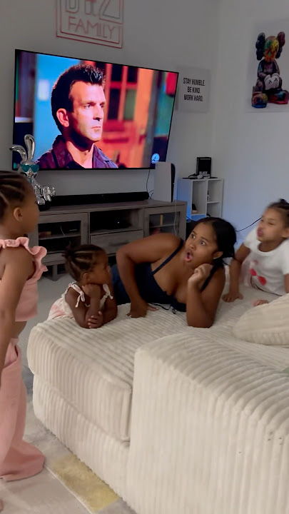 Dad catches daughter hitting mom then mom does this #shorts