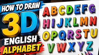 3d alphabet a to Z