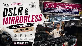 Stock alert |Best camera shop in Kolkata |MIRRORLESS &amp; DSLR |New N.S Electronics|Delivery all over🇮🇳
