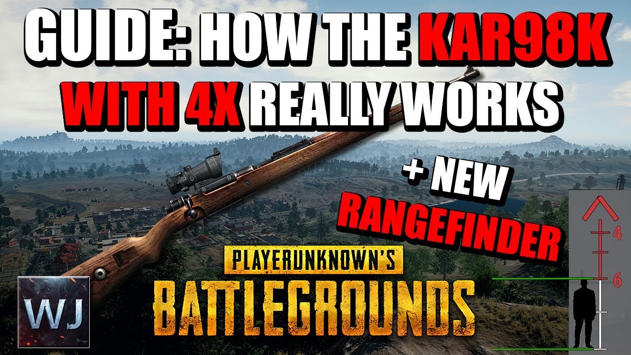 Pubg 使う零点距離は3種類だけ Kar98kと4倍スコープで3種類の零点距離変更のみを使用し 敵に弾を確実に当てる方法紹介 ポチンキ速報