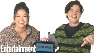 'Moonshot' Stars Lana Condor & Cole Sprouse Guess Rom-Com Movies From Emojis | Entertainment Weekly