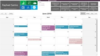 Project Online & Power BI: #027 - Visuais Customizados - Calendar by MAQ Software screenshot 4