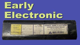 Advance Mark V RIC-140-TP Electronic fluorescent lamp ballast (1991)
A look at what I believe to be Advance Transformers first electronic fluorescent lamp ballast, introduced in 1989, two years before Motorola introduced their own electronic ballasts, which we looked at in a previous video.
Ballast is demonstrated with 40 and 34 watt F40T12 lamps, as well as F32T8 lamps. Preheat design and lamp power are analyzed.
***
Follow me on Mastodon:
https://tech.lgbt/@themaritimegirl
My videos are made possible in part by support via Patreon:
https://patreon.com/themaritimegirl Advance Mark V RIC-140-TP Electronic fluorescent lamp ballast (1991)