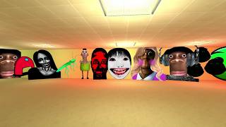 unlimited nextbots in backrooms garrys mod snpc #snpc part 115