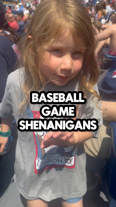 Going, going, gone! 😂 Will she run to home plate? Epic day at the ballpark! #baseball #cleguardians