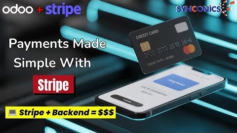 💳 Manage Backend Payments with Stripe in Odoo 18 | #Synconics #OdooERP #viral #YoutubeVideo