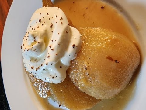 Spiced Poached Pears (Sous Vide)