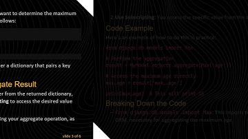 Understanding the Aggregate Method in Django: Accessing Values Easily